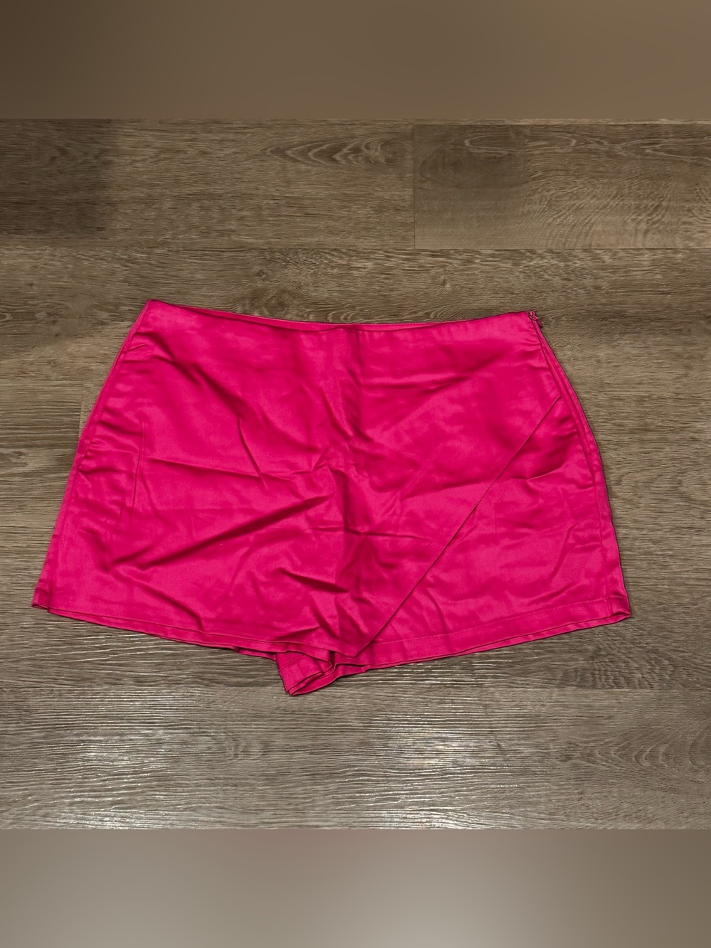 Forever 21 Bright Pink Wrap Skort Shorts